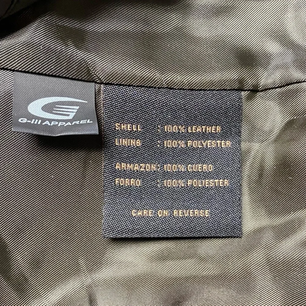 Women's Dark Brown Leather Jacket NWT Great gift - Picture 5 of 5